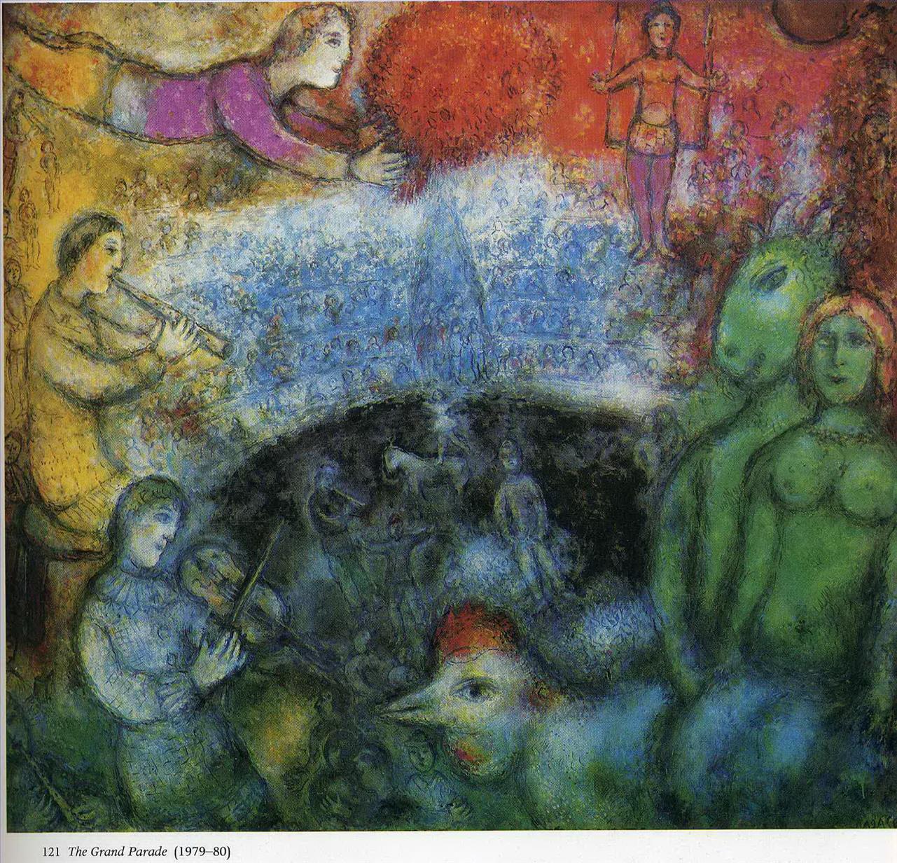 La Grande Parade contemporaine de Marc Chagall Peintures à l'huile